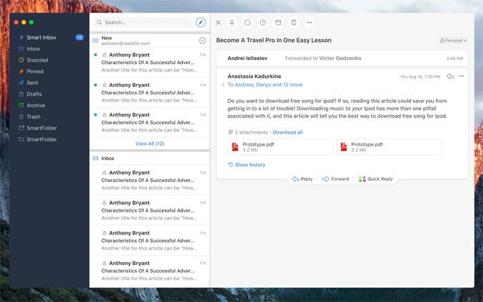best email and calendar client for mac